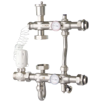 Змішувальний вузол KR-S-1021/1"/НР/з байпасом/SUS304 (KR2955)